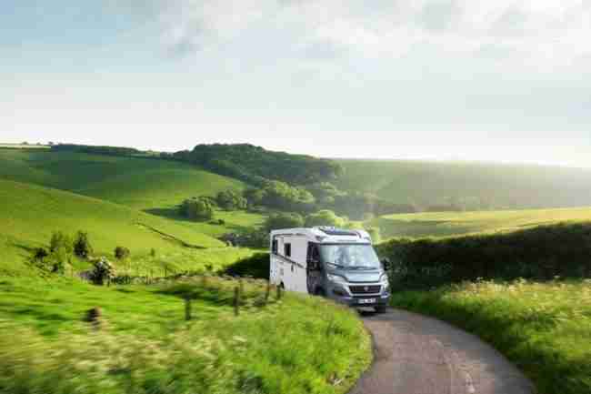 Motorhome getaway in the countryside